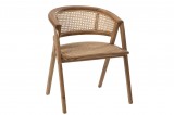 ARMCHAIR BOLD TEAK RATTAN - CHAIRS, STOOLS